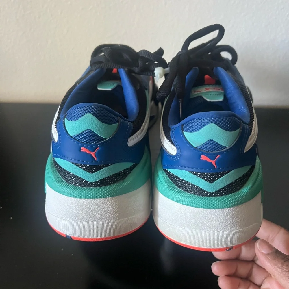 Men's Puma RS- X3‎ Puzzle Blk Multicolor(3715710-15) 9.5 Running Shoes